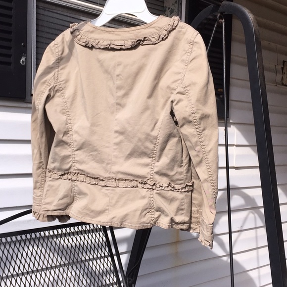 Ann Taylor Loft Ruffle Jacket - Picture 2 of 8